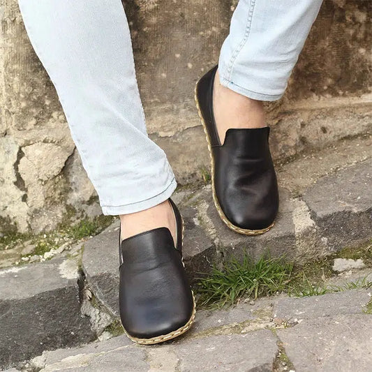barefoot modern shoes mens black