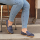 Barefoot Navy Blue Leather Women's Shoes "Modern Style"-Women Barefoot Shoes Modern-nefesshoes-3-Nefes Shoes