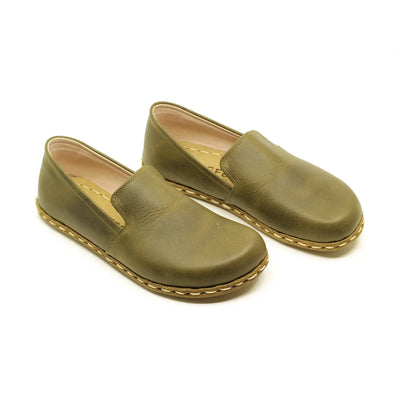 barefoot shoes mens military green