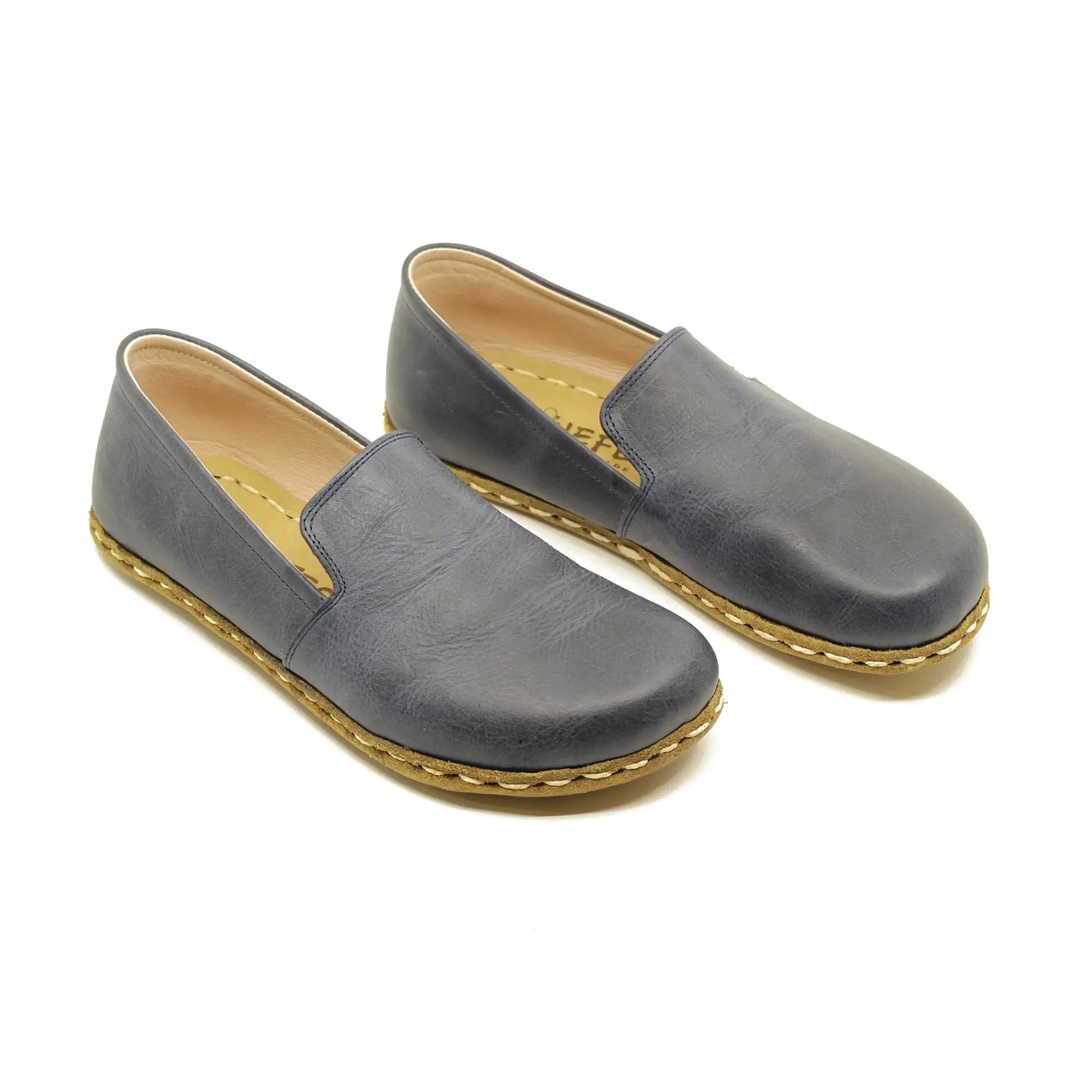Barefoot Shoes Men's Navy Blue Nefes Shoes - Main Image