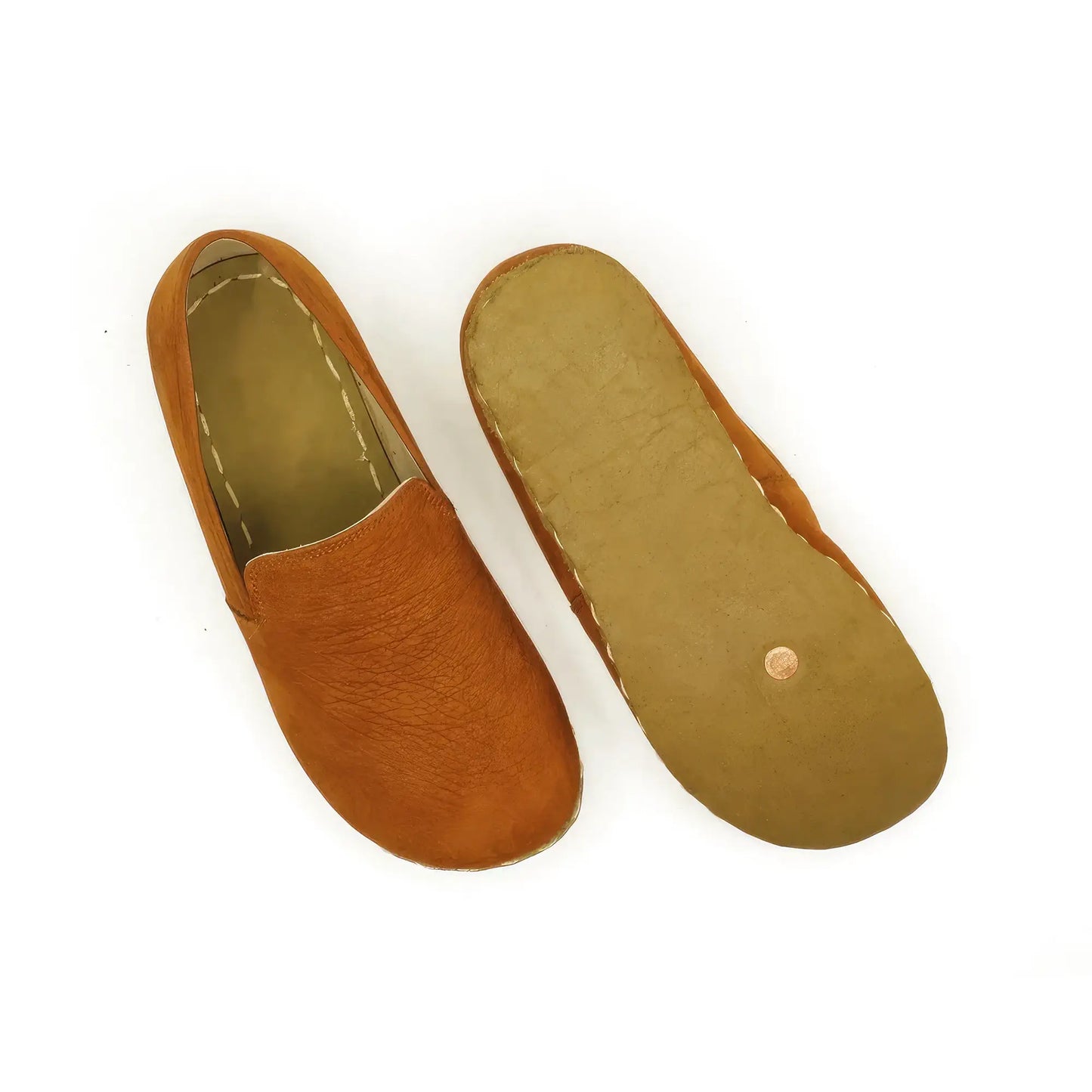 barefoot shoes nubuck orange for women
