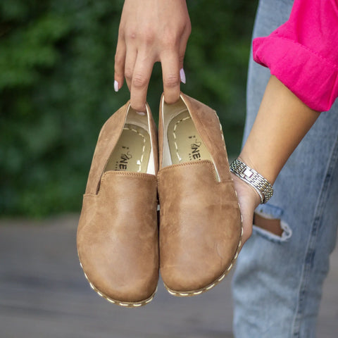 barefoot shoes womens matte brown