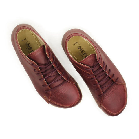 barefoot sneaker crazy burgundy for men