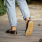 bitter brown barefoot shoes for women leather