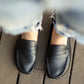black barefoot earthing shoes for women