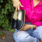 black barefoot grounding shoes for women