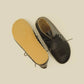 Black Barefoot Leather Men's Lace Up Short Boots-Ayakkabılar-nefesshoes-5-Nefes Shoes