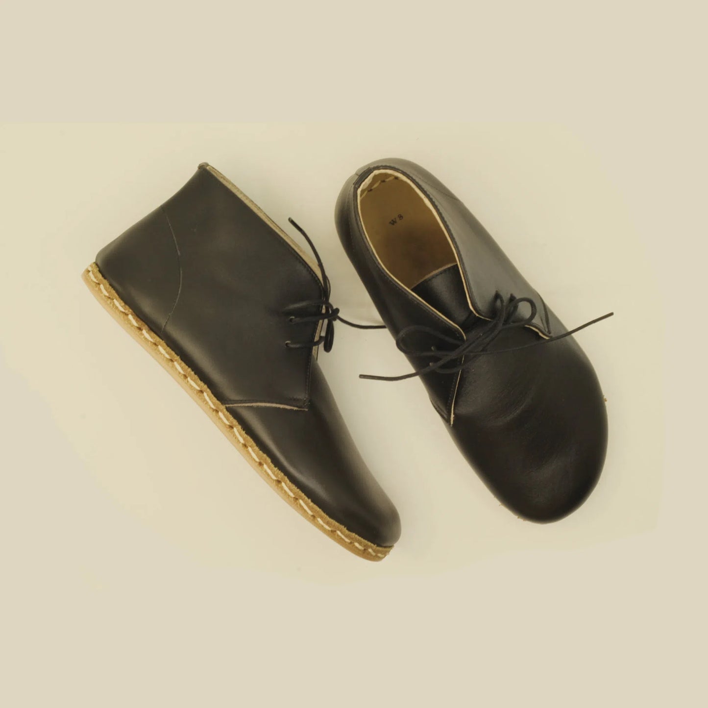 Black Oxford Boots Women's-Women's Boots-nefesshoes-3-Nefes Shoes