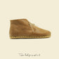 casual matte brown barefoot grounding ankle boots for women
