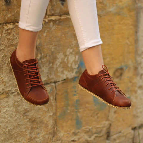 casual womens barefoot sneaker crazy new brown