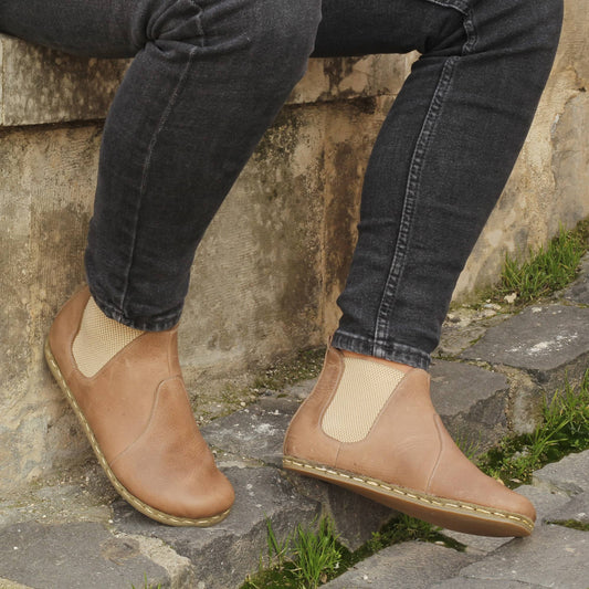 chelsea barefoot boots crazy vision handmade mens