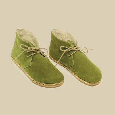 classic green oxford grounding boots men
