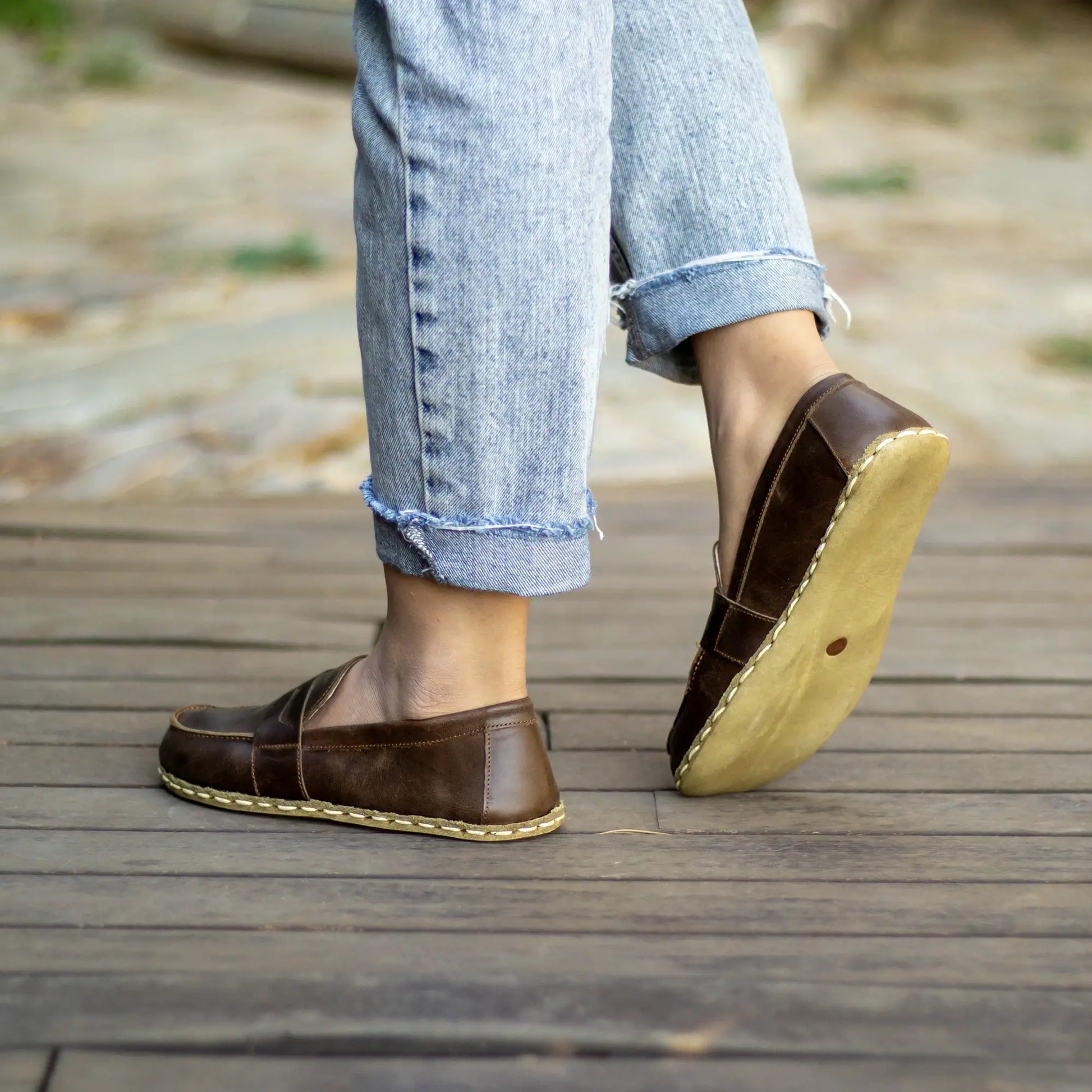 comfortable barefoot earthing shoes crazy classic brown women