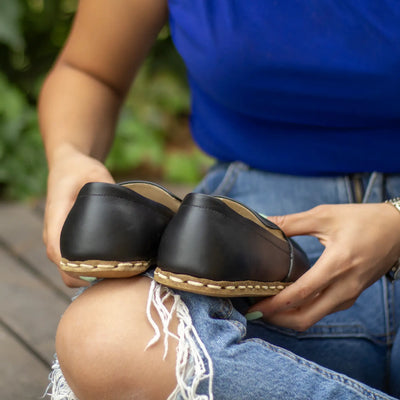 comfortable barefoot shoes women black fit