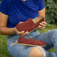 comfortable barefoot shoes women burgundy nubuck