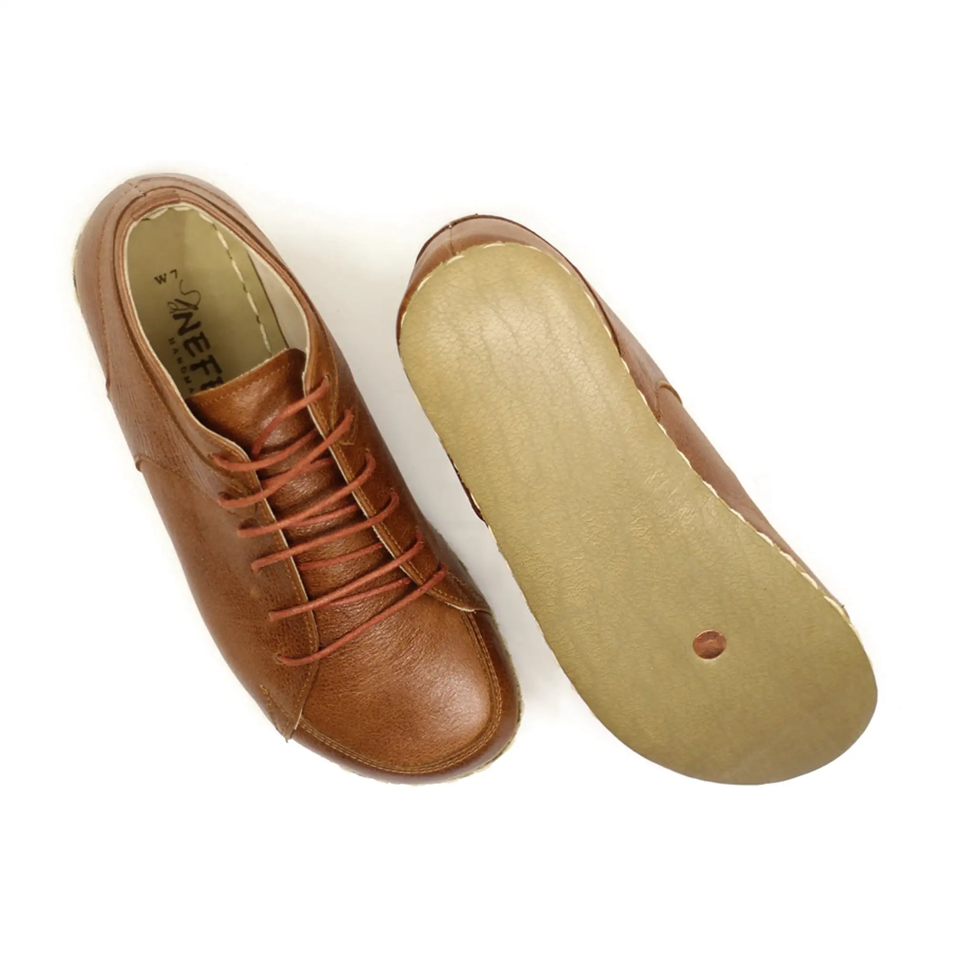 comfortable barefoot sneakers antique brown for men