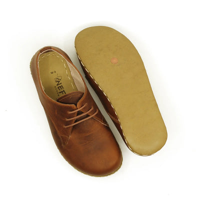 comfortable womens handmade brown barefoot leather shoes