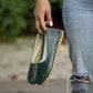 comfortable womens toledo green barefoot flat shoes