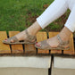 comfortable womens vision leather barefoot huarache sandals