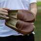 crazy new brown earthing shoes for men leather