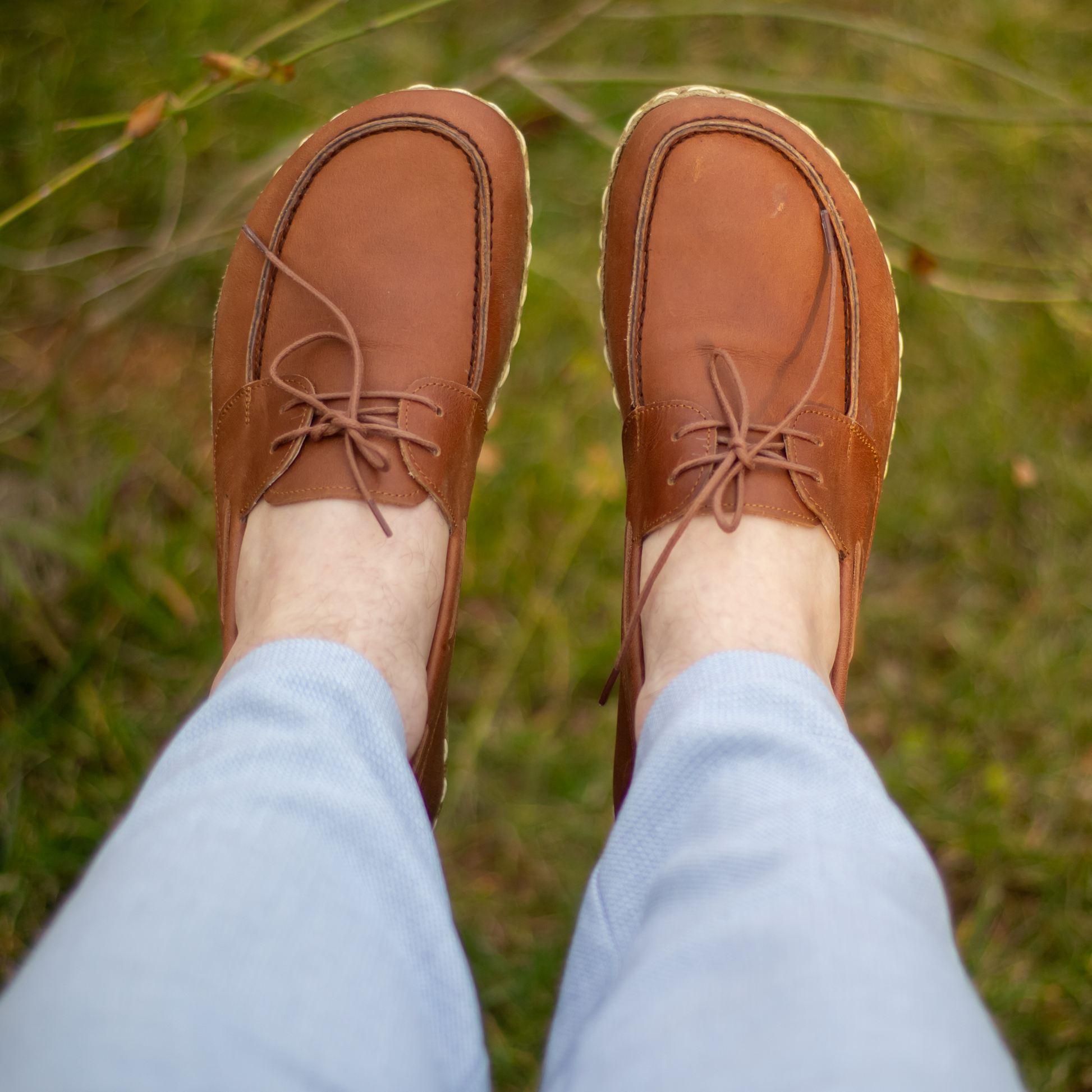 Crazy New Brown Men's Leather Earthing Barefoot Shoes-Men Barefoot Shoes Modern-Nefes Shoes-5-Nefes Shoes