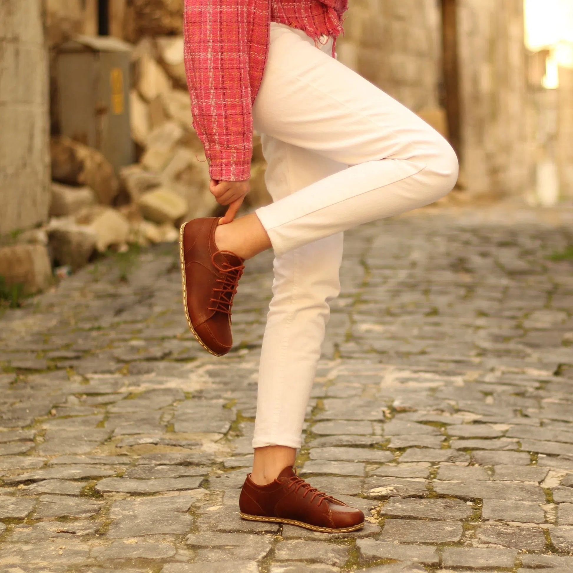 crazy new brown womens barefoot sneakers