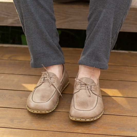 crazy vision mens leather earthing barefoot shoes