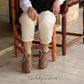 durable matte brown barefoot ankle boots women grounding style