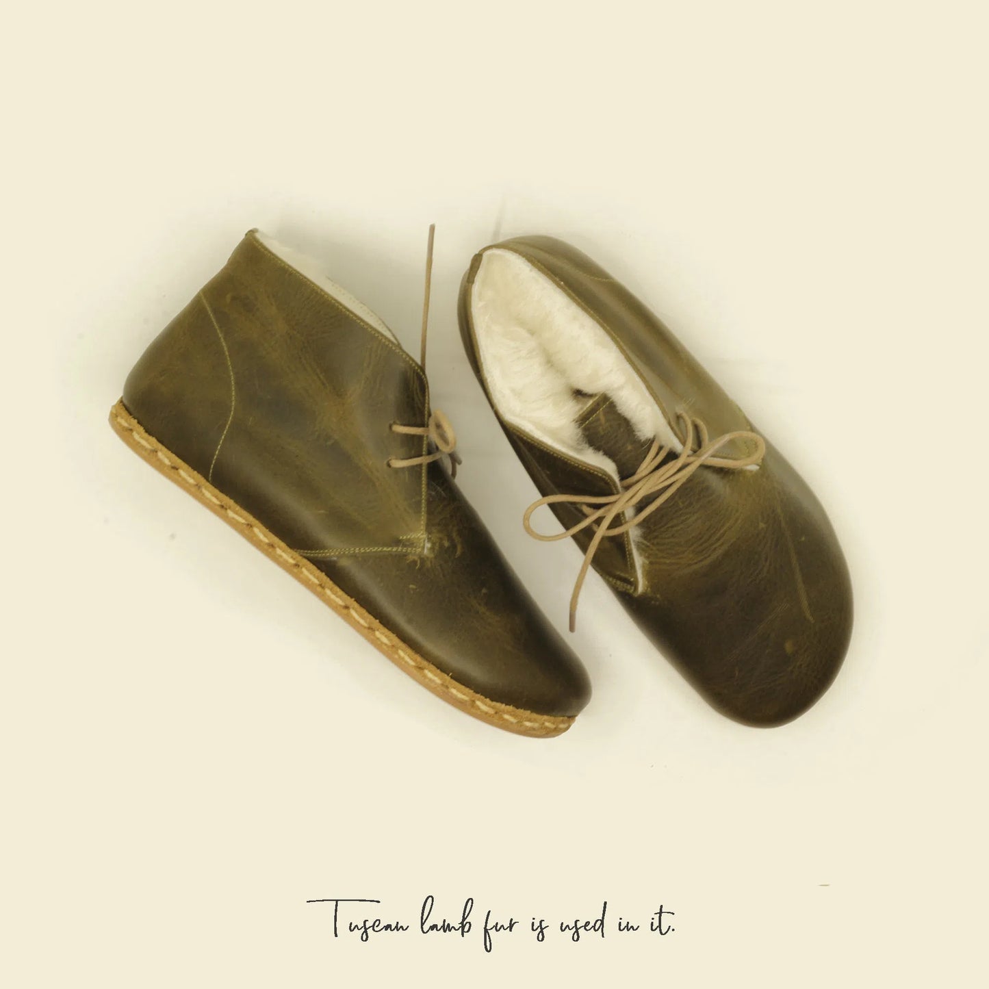 durable military green barefoot ankle boots women grounding style