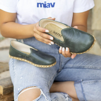 durable toledo green barefoot shoes for women