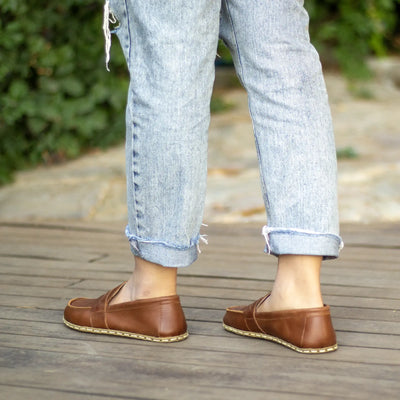 earthing barefoot shoes crazy new brown womens