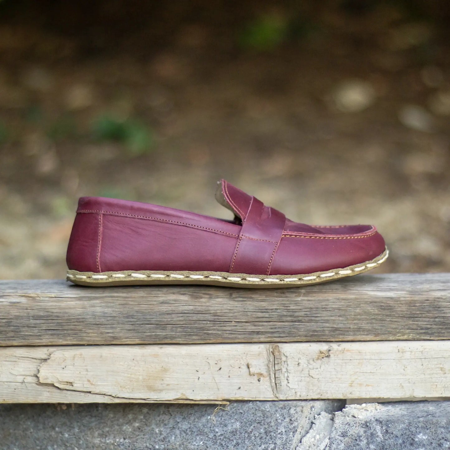 earthing effect barefoot shoes women crazy burgundy