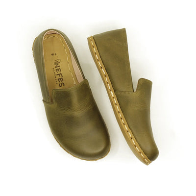 earthing mens military green barefoot footwear