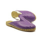furry sheepskin purple mens slippers