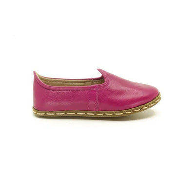 genuine pink leather healthy handmade newborn baby shoes