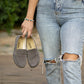 gray nubuck barefoot earthing shoes for women