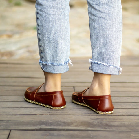 grounding barefoot earthing shoes tornado brown women