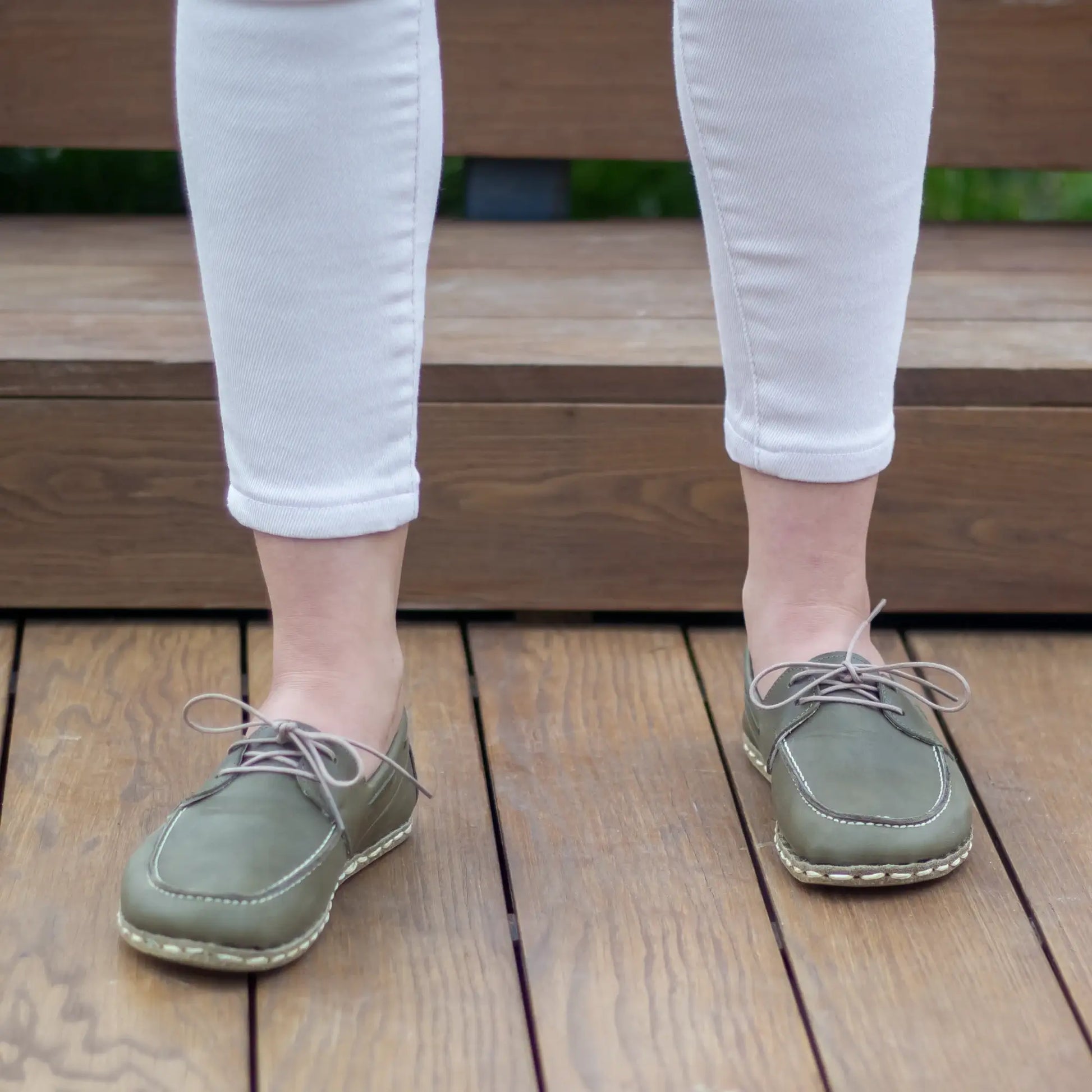 grounding barefoot military green minimalist shoes women
