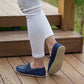 grounding barefoot navy blue minimalist shoes women