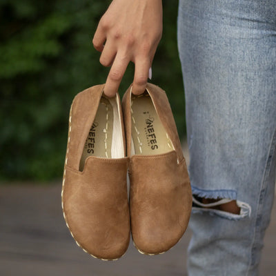 grounding barefoot shoes womens matte brown