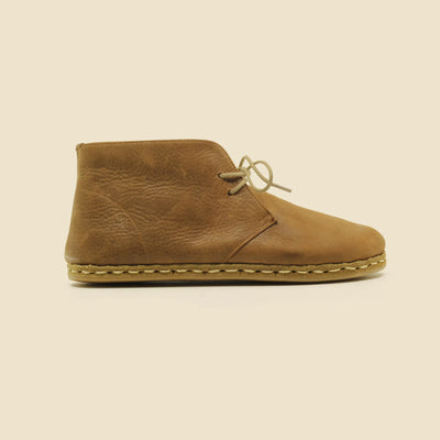 grounding oxford boots mens matte brown color
