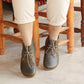 grounding oxford boots womens olive green leather outdoor comfort