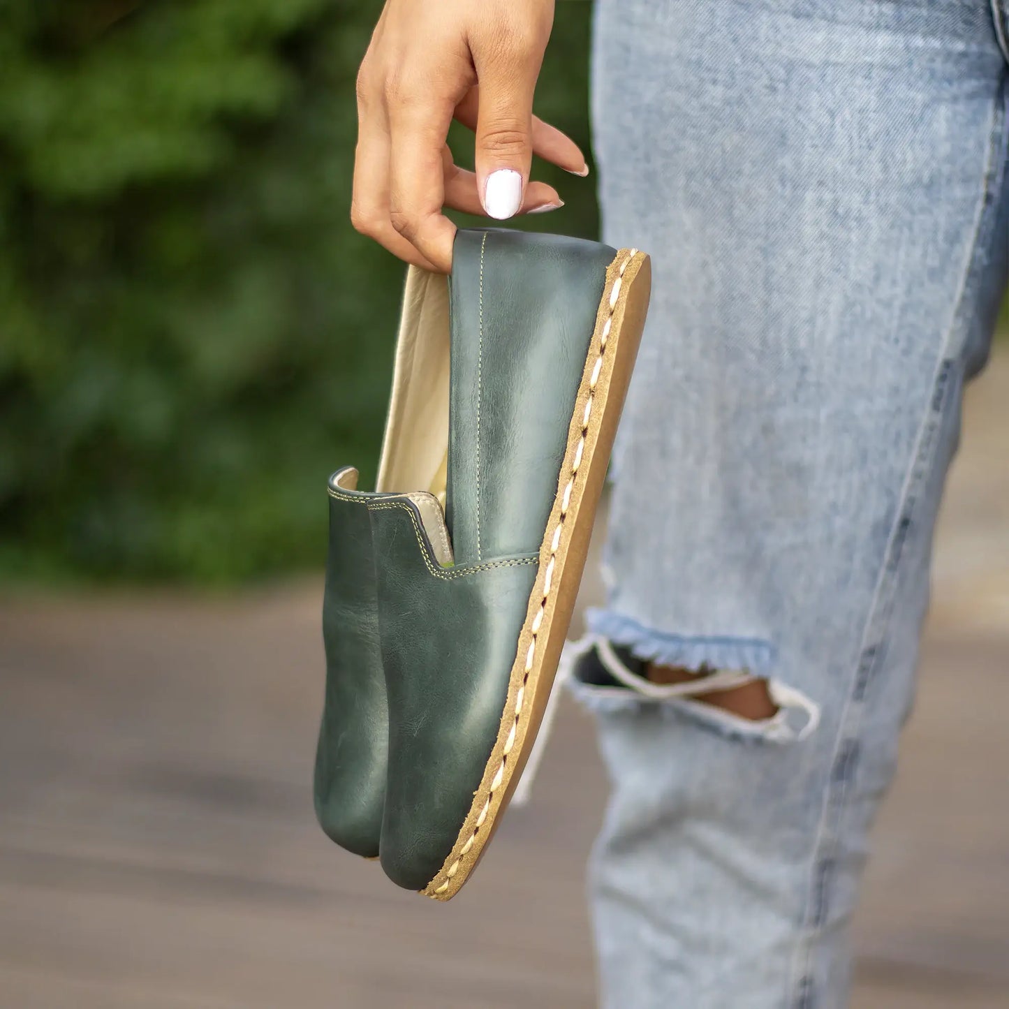grounding shoes for women toledo green barefoot