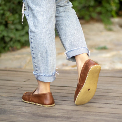 handcrafted minimalist barefoot shoes crazy new brown womens