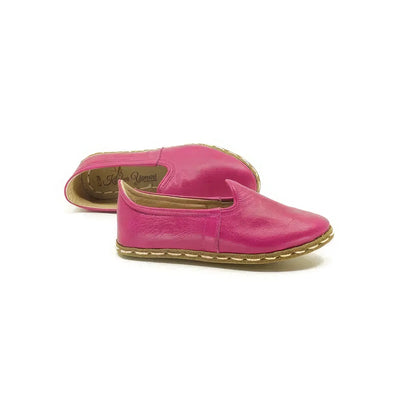 handmade baby shoes pink genuine leather newborn