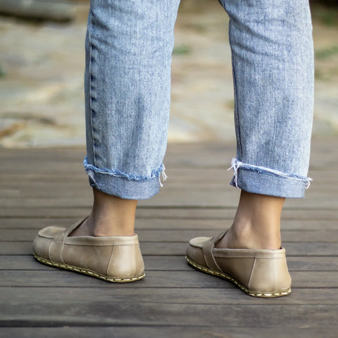 handmade barefoot earthing shoes crazy vision women