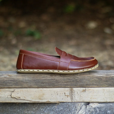 handmade barefoot earthing shoes tornado brown women