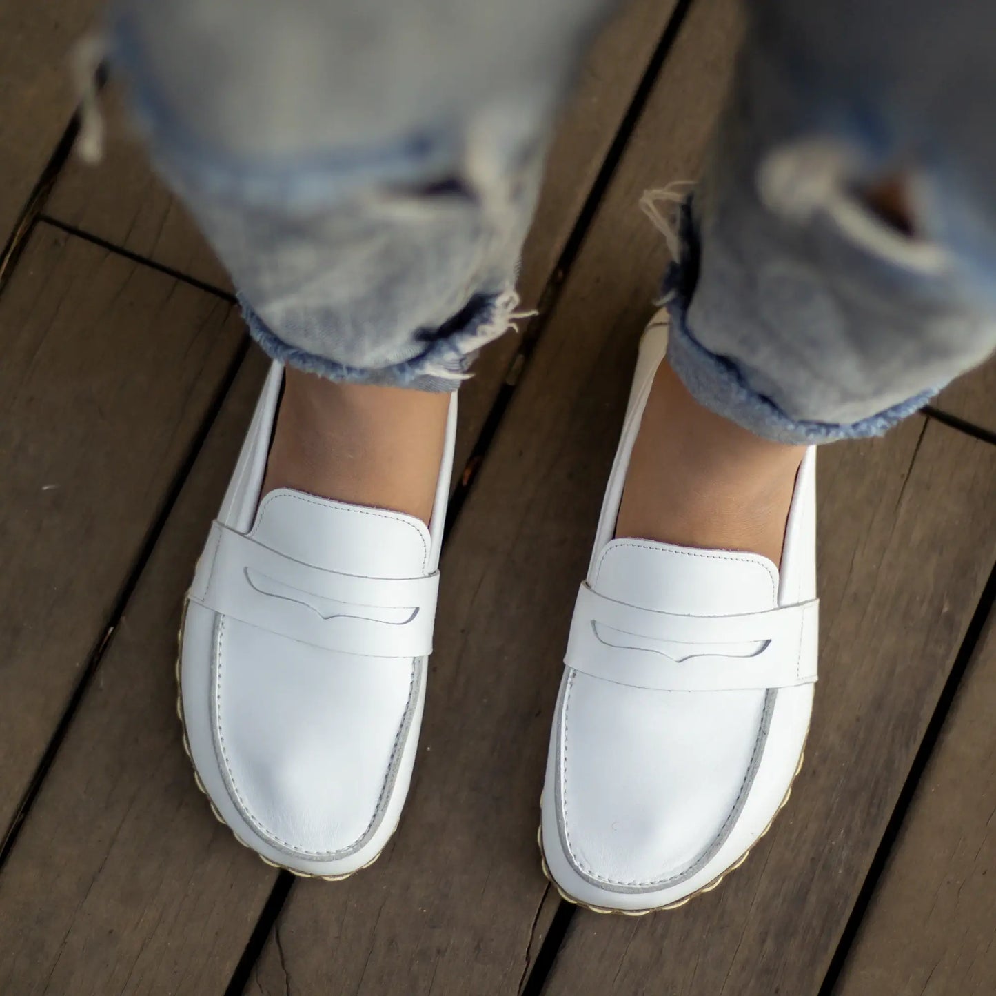 handmade barefoot earthing shoes white women