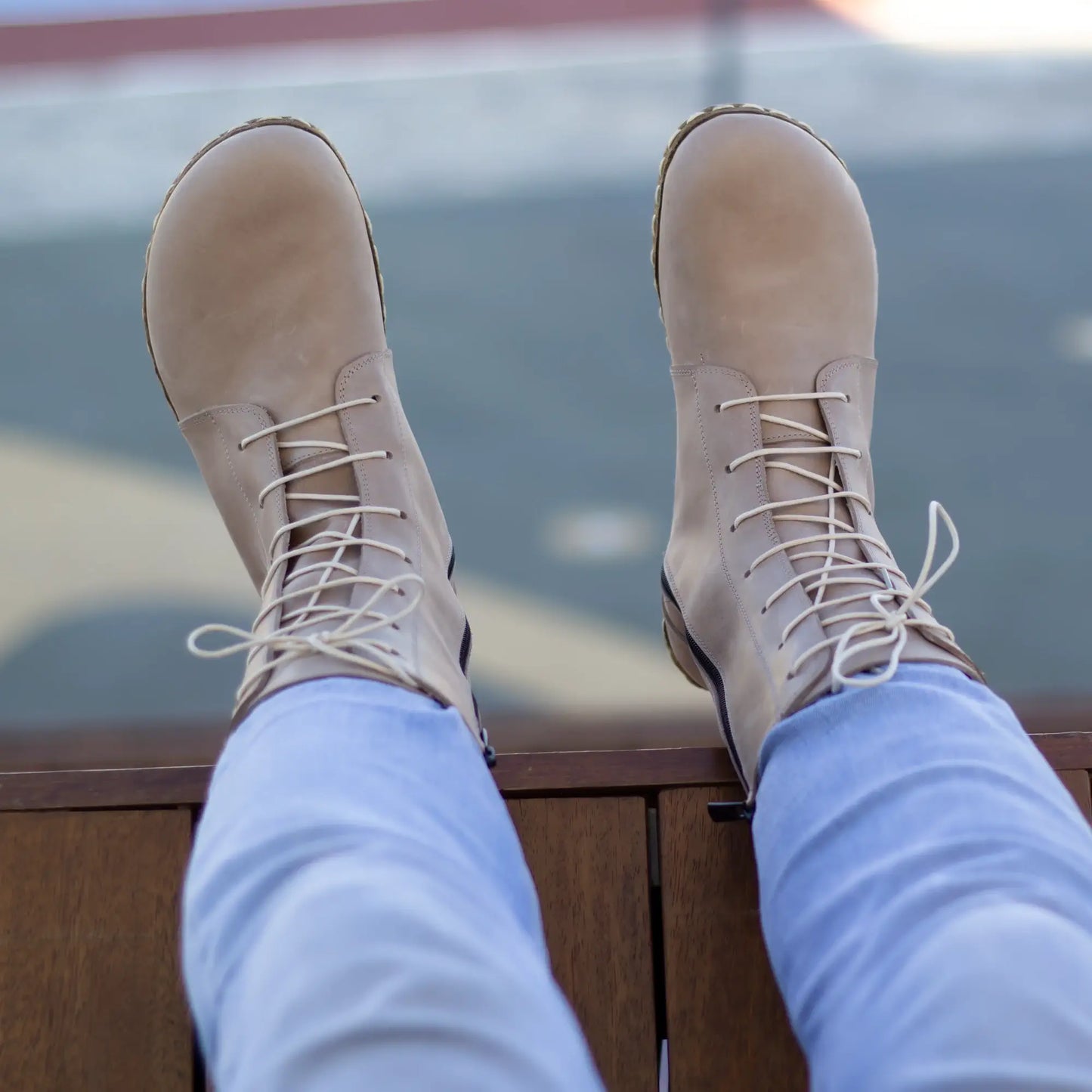 handmade barefoot grounding effect mens boots crazy vision