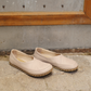 Handmade Barefoot Loafers for Women Cream-Women Loafers-Nefes Shoes-4-Nefes Shoes